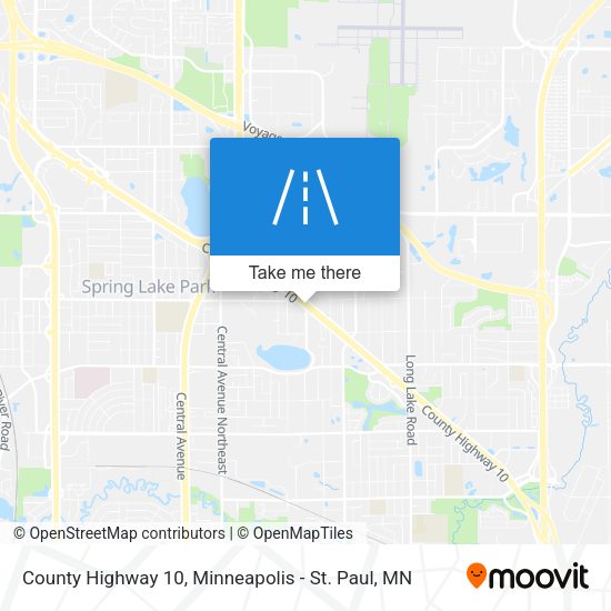Mapa de County Highway 10
