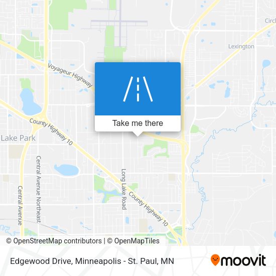 Edgewood Drive map