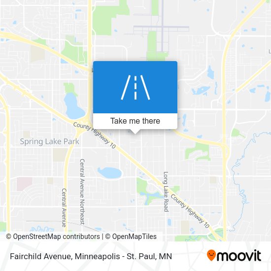 Fairchild Avenue map
