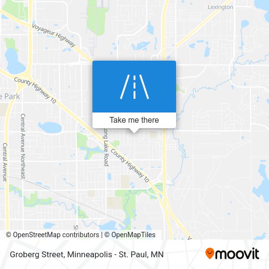 Groberg Street map