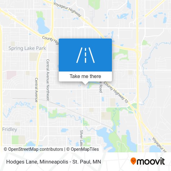 Hodges Lane map