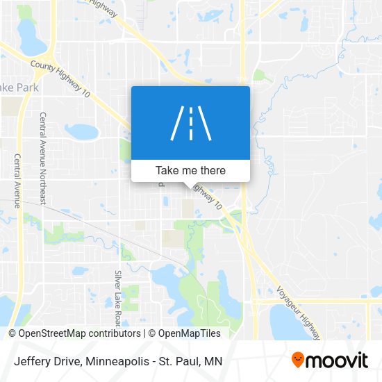 Jeffery Drive map
