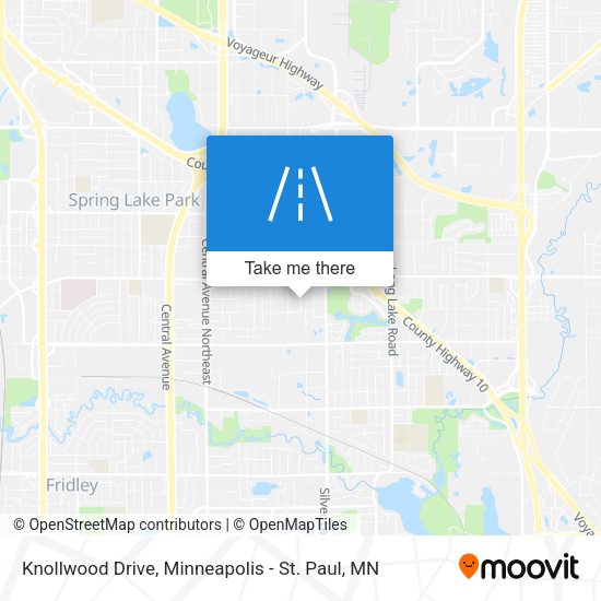 Knollwood Drive map