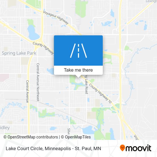 Lake Court Circle map
