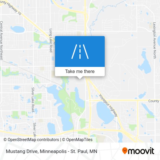 Mapa de Mustang Drive
