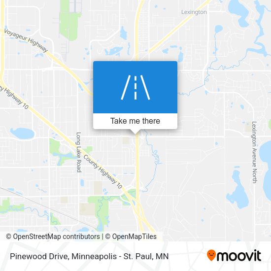 Mapa de Pinewood Drive