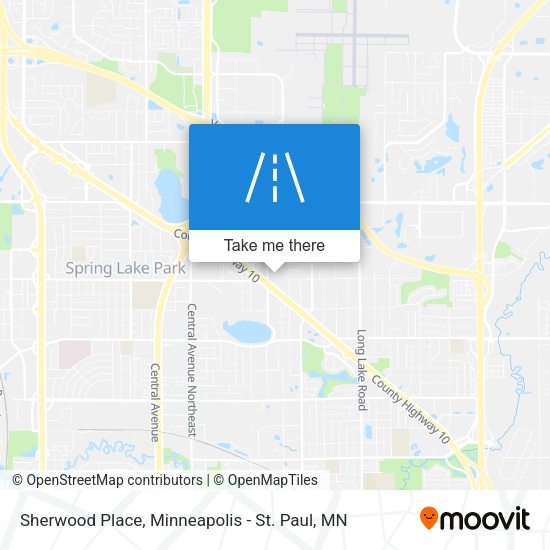 Sherwood Place map