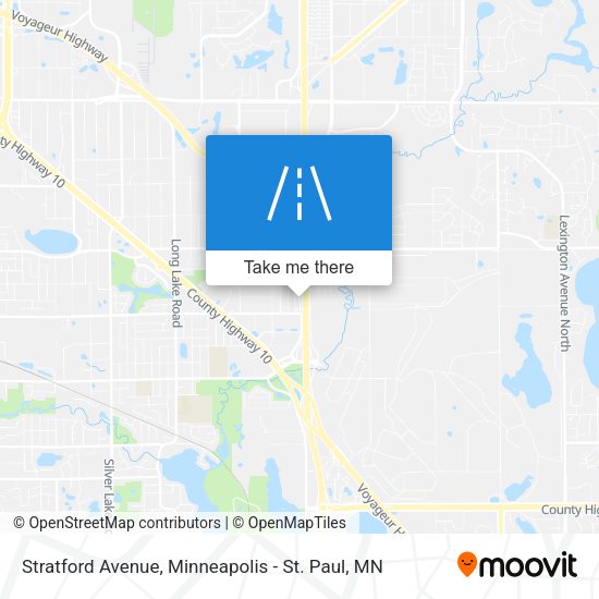 Stratford Avenue map
