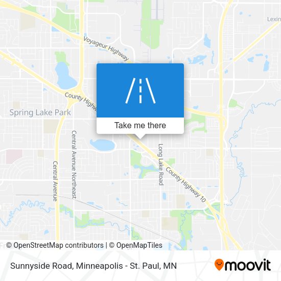 Sunnyside Road map