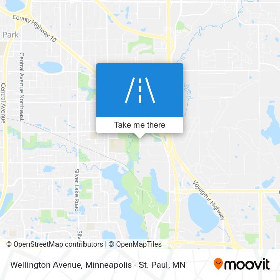 Wellington Avenue map
