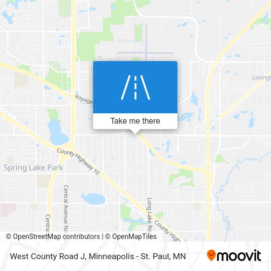 Mapa de West County Road J