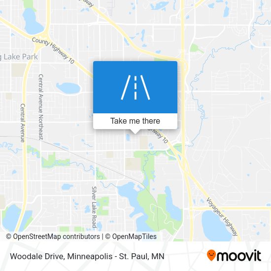 Woodale Drive map