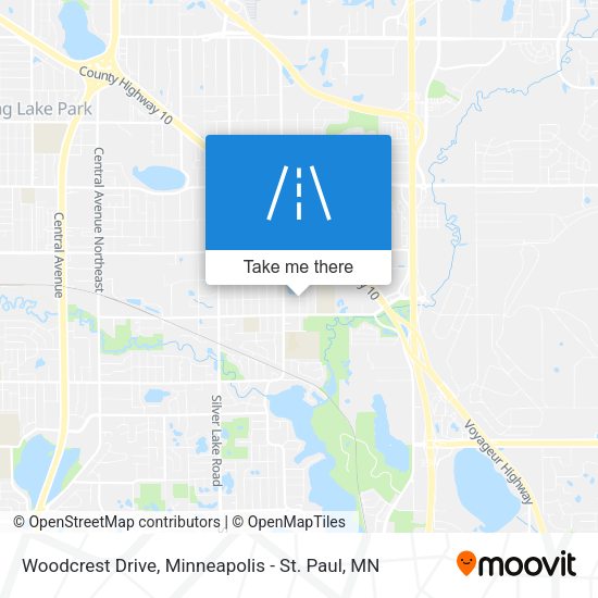 Mapa de Woodcrest Drive