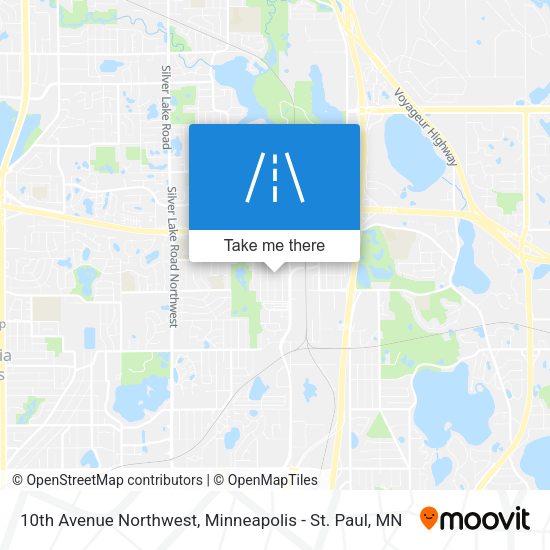 Mapa de 10th Avenue Northwest