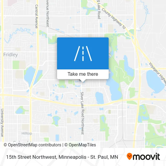 15th Street Northwest map