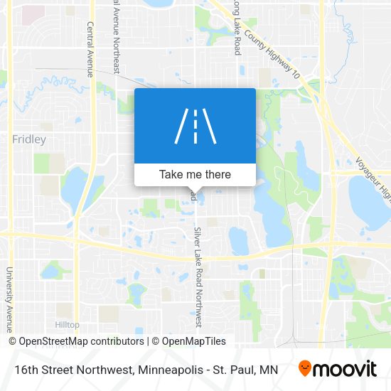 16th Street Northwest map