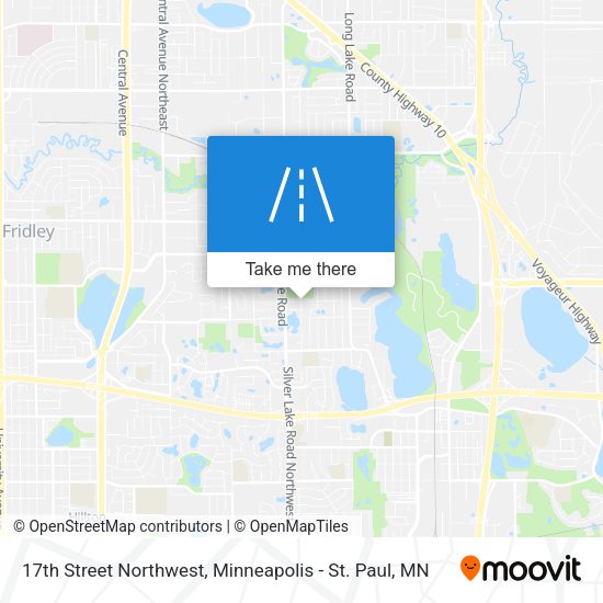 Mapa de 17th Street Northwest