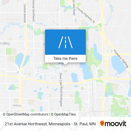 Mapa de 21st Avenue Northwest