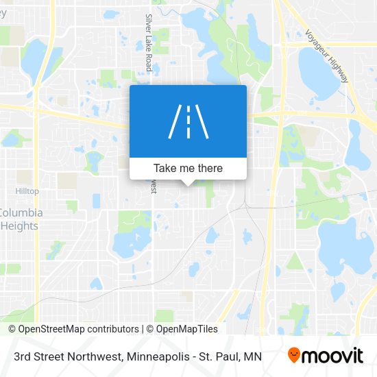 Mapa de 3rd Street Northwest