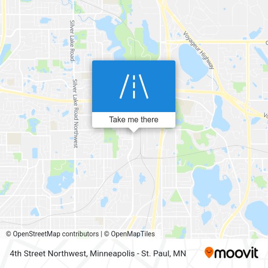 Mapa de 4th Street Northwest