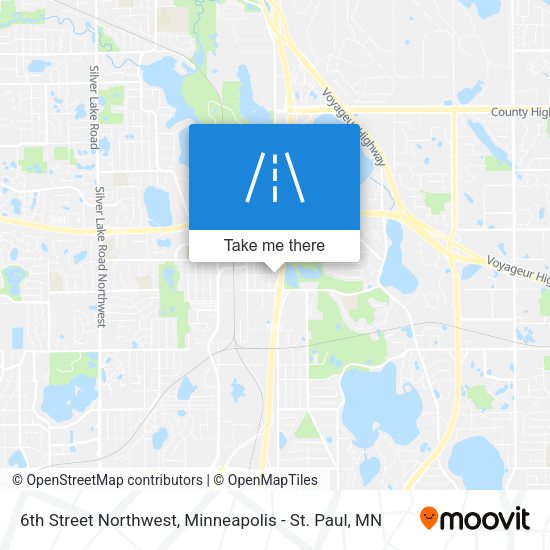 Mapa de 6th Street Northwest