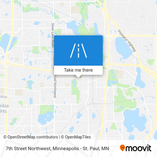 Mapa de 7th Street Northwest