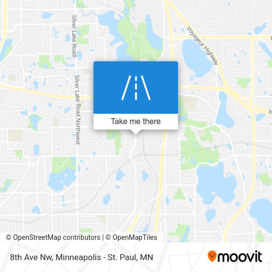 8th Ave Nw map
