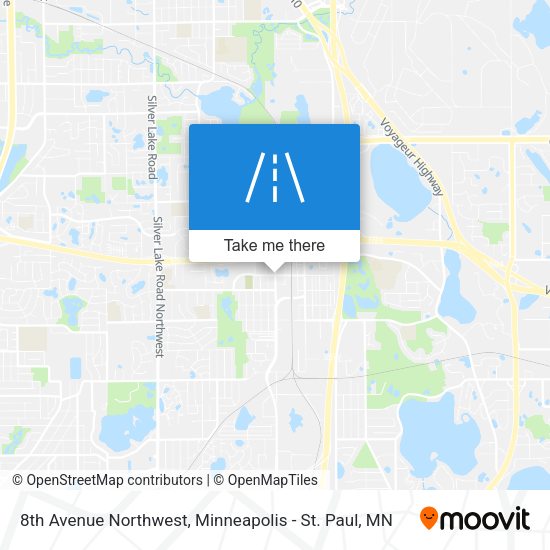 Mapa de 8th Avenue Northwest