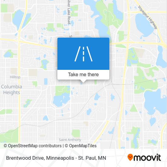 Brentwood Drive map