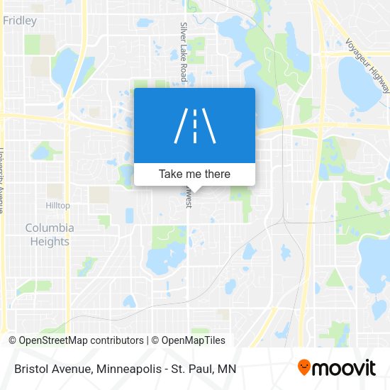 Bristol Avenue map