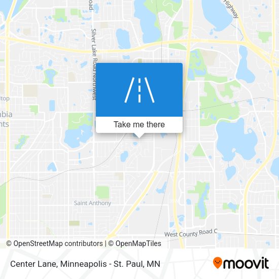 Center Lane map