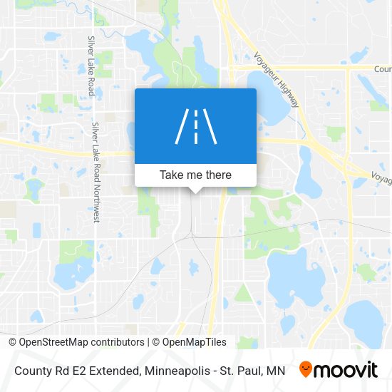 Mapa de County Rd E2 Extended