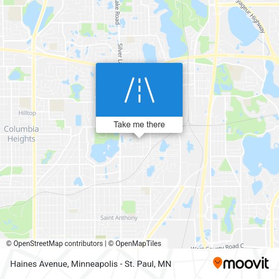 Haines Avenue map