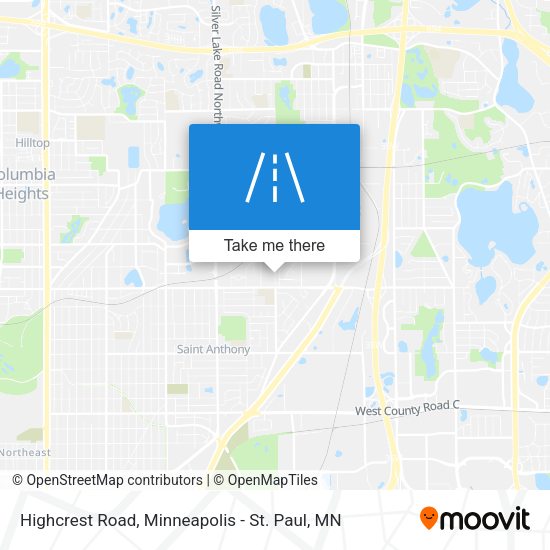 Highcrest Road map