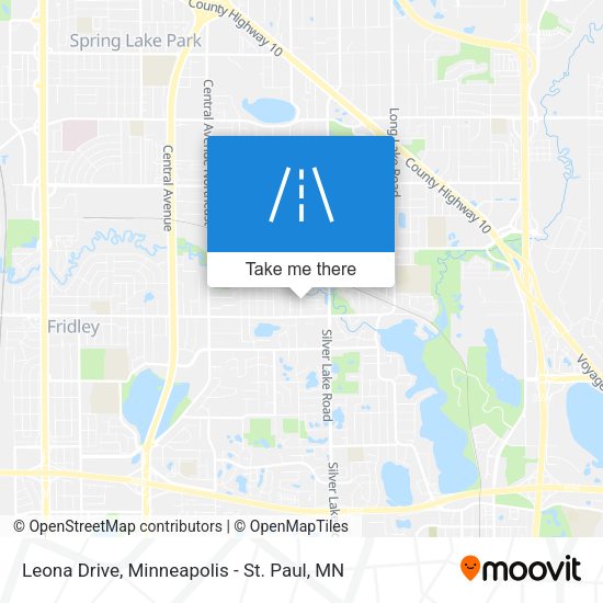 Leona Drive map