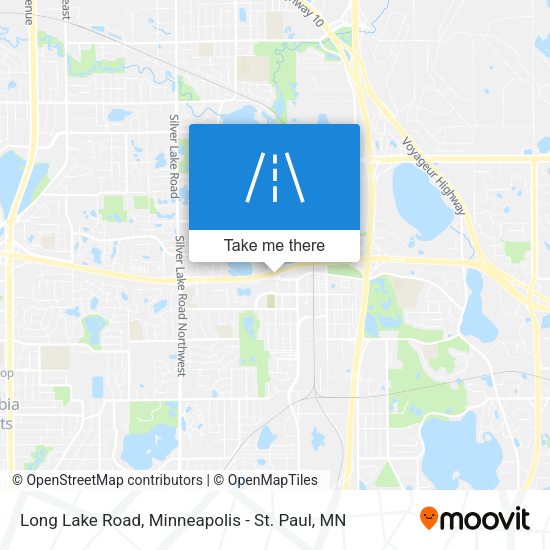 Long Lake Road map