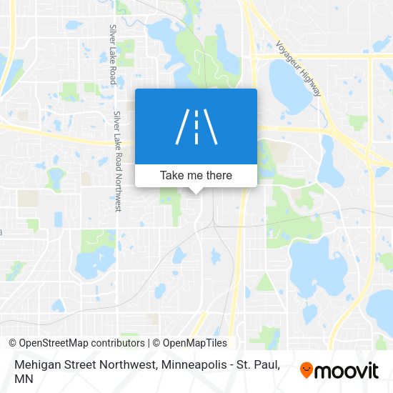 Mapa de Mehigan Street Northwest