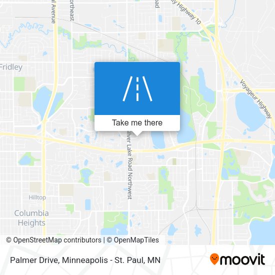 Palmer Drive map