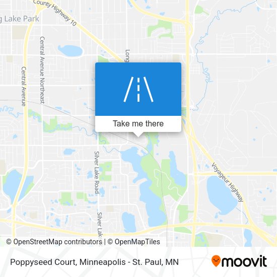Mapa de Poppyseed Court
