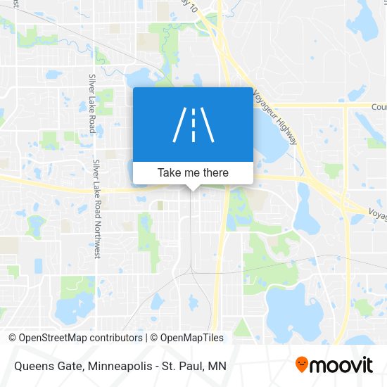 Queens Gate map