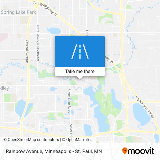 Mapa de Rainbow Avenue