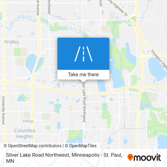 Mapa de Silver Lake Road Northwest