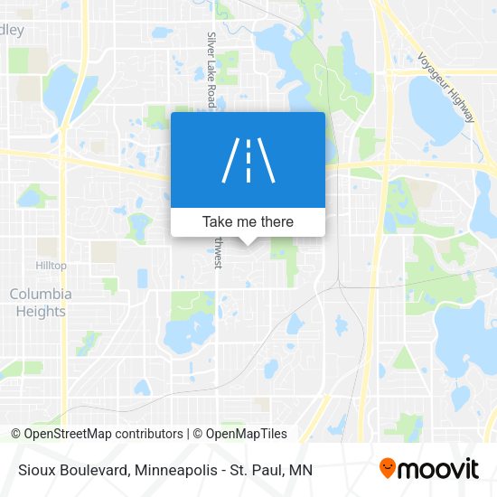 Sioux Boulevard map
