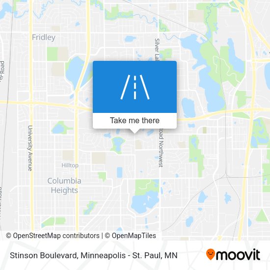 Stinson Boulevard map