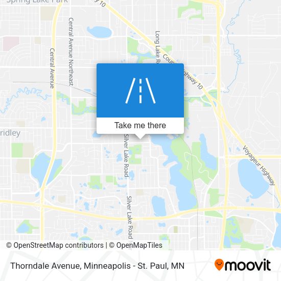 Thorndale Avenue map