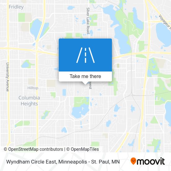 Mapa de Wyndham Circle East