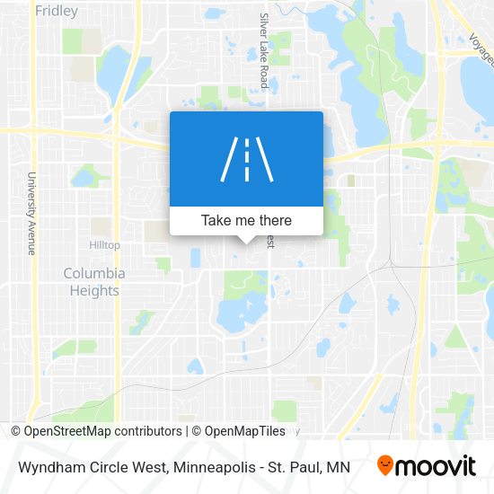 Mapa de Wyndham Circle West