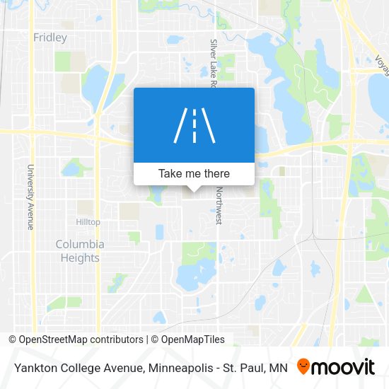 Mapa de Yankton College Avenue