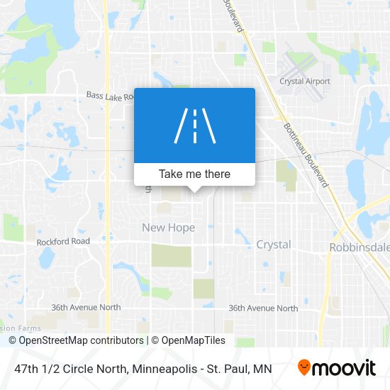 Mapa de 47th 1/2 Circle North
