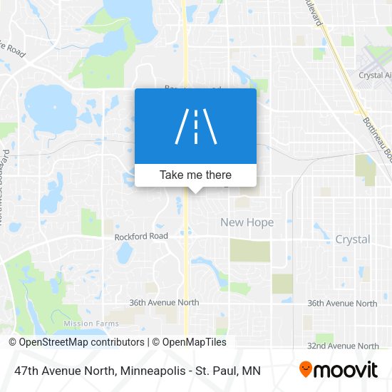 47th Avenue North map